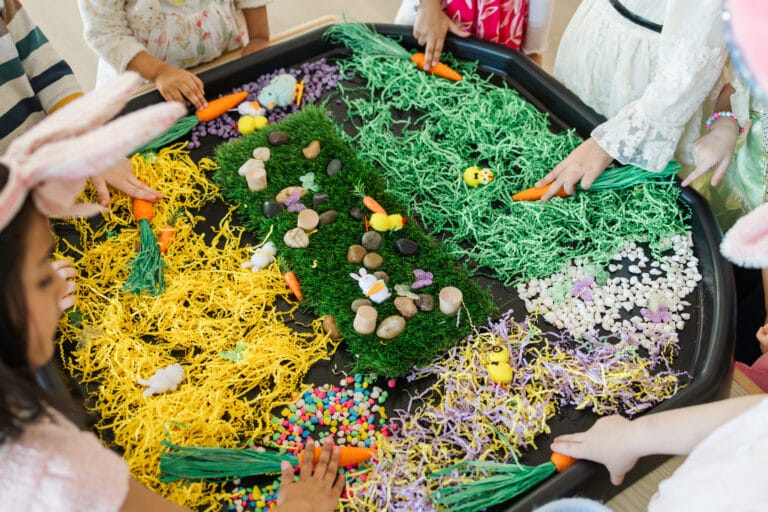 Summer camp Red Deer — Brainy Bees Montessori children outdoors